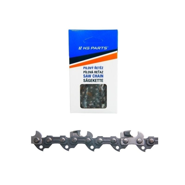 HS PARTS pilový řetěz s karbidovými hroty 3/8" .050" (1,3 mm) 52 článků hranatý zub pro pro Husqvarna 120MarkII 120i 135MarkII 135 136 137 140 141 142 236 240 316 318 335 336 338 536 T425 T435