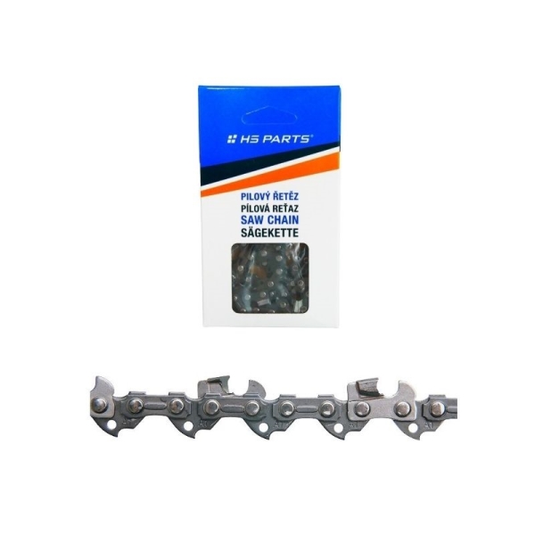 HS PARTS pilový řetěz s karbidovými hroty 3/8" .050" (1,3 mm) 55 článků hranatý zub pro Stihl 009 018 021 E14 E140 MS170 MS180 MS181 MS190 MS201 MS210 MS230 MS231 MS241 MS250 MS251