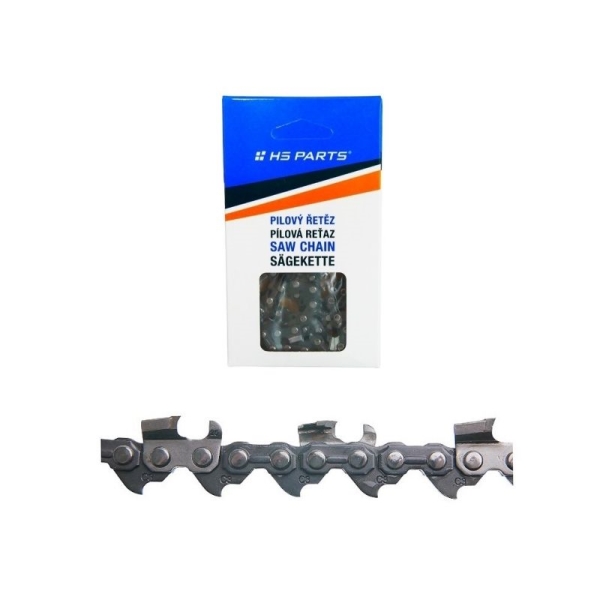 HS PARTS Pilový řetěz s karbidovými hroty 3/8" .063" (1,6 mm) 60 článků hranatý zub pro Stihl 030 040 044 046 MS360 MS361 MS362 MS380 MS390 MS440 MS441 MS460 MS461 MS660 MS661 MS880
