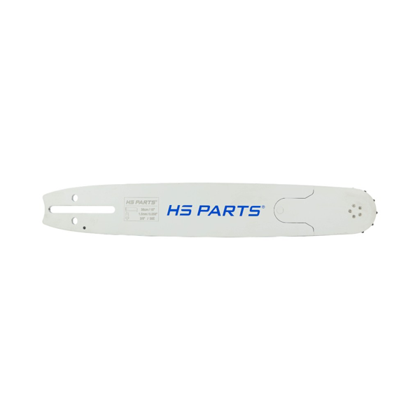 HS PARTS profesionálna vodiaca lišta 15" (38 cm) 3/8" .058" (1,5 mm) + pílová reťaz 56 článkov hranatý zub pre Husqvarna 266 268 272 365 372XP 585 Solo 670 681 Jonsered 2077 2171 Dolmar PS6400 Shindaiwa 285 Makita DCS6400