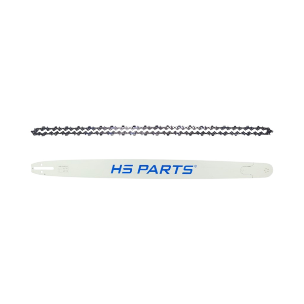 HS PARTS profesionálna vodiaca lišta 36" (90 cm) 3/8" .063" (1,6 mm) + pílová reťaz 115 článkov hranatý zub pre Husqvarna 61 66 266 268 272 365 372XP 380 585 Solo 665 681 Jonsered 2077 2171 Dolmar PS6400 Makita DCS6400