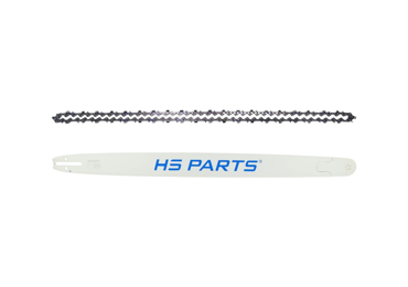 HS PARTS profesionálna vodiaca lišta 36" (90 cm) .404" .063" (1,6 mm) + pílová reťaz 104 článkov hranatý zub pre Husqvarna 61 66 268 288 385 390XP 575XP 3120XP Jonsered 2095 625 820 CS2172 Solo 667 681 694 Shindaiwa 680 757