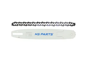 HS PARTS profesionální vodící lišta 15" (38 cm) 3/8" .063" (1,6 mm) + pilový řetěz 56 článků hranatý zub pro Stihl 030 036 042 044 045 MS290 MS390 MS360 MS361 MS362 MS380 MS440 MS441 MS460 MS461 MS462 MS500i MS660 MS661