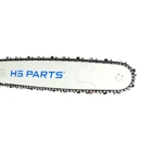HS PARTS profesionální vodící lišta 16" (40 cm) .325" .058" (1,5 mm) + pilový řetěz 66 článků hranatý zub pro Husqvarna 36 45 55 136 154 254 257 262 345 346 357 435 445 460 Jonsered 2054 2152 2155 CS2149W Dolmar 112 116 Oleomac 952 962