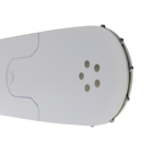 HS PARTS profesionální vodící lišta 17" (43 cm) 3/8" .058" (1,5 mm) 64 článků pro Husqvarna 61 66 266 268 272 365 372XP 281 298 380 385 585 Solo 665 670 681 Jonsered 2077 2171 Dolmar PS6400 PS7900 Shindaiwa 285 300 550 Echo CS3500