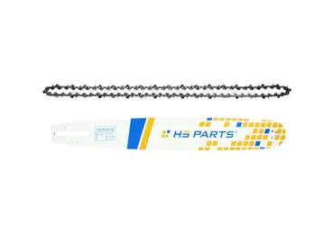 HS PARTS profesionální vodící lišta 18" (45 cm) .325" .050" (1,3 mm) + pilový řetěz 72 článků hranatý zub pro Shindaiwa 360 366 490 577 Makita DCS4301 Jonsered 2138 2141 CS2141 Echo CS3600 CS400 CS4100 CS440 Ryobi PCN3840