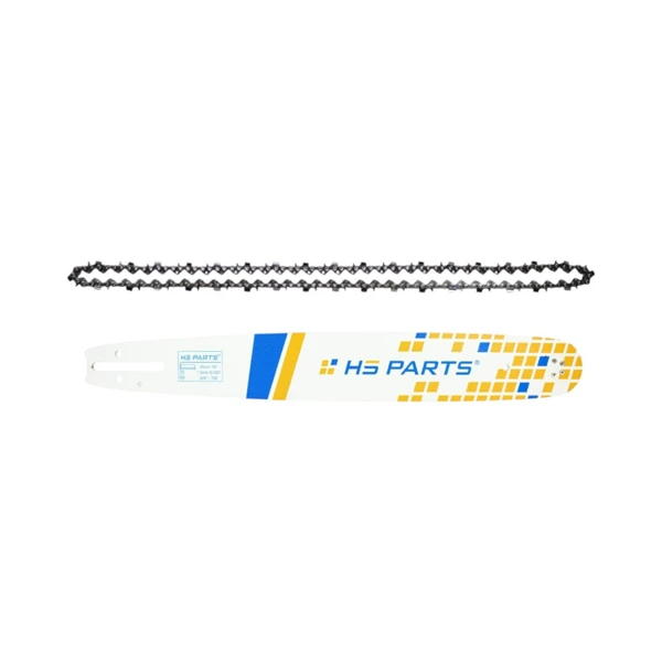 HS PARTS profesionální vodící lišta 18" (45 cm) .325" .050" (1,3 mm) + pilový řetěz 72 článků hranatý zub pro Shindaiwa 360 366 490 577 Makita DCS4301 Jonsered 2138 2141 CS2141 Echo CS3600 CS400 CS4100 CS440 Ryobi PCN3840