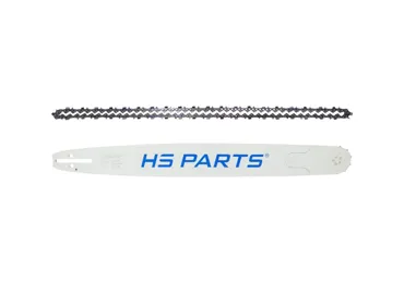 HS PARTS profesionální vodící lišta 24" (60 cm) 3/8" .058" (1,5 mm) + pilový řetěz 84 článků hranatý zub pro Husqvarna 254 262 345 346 357 359 455 460 465 50 51 55 550 555 560 Jonsered CS2156 CS2255 CS2258 Dolmar 119 120