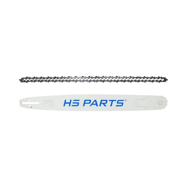 HS PARTS profesionální vodící lišta 24" (60 cm) 3/8" .058" (1,5 mm) + pilový řetěz 84 článků hranatý zub pro Husqvarna 254 262 345 346 357 359 455 460 465 50 51 55 550 555 560 Jonsered CS2156 CS2255 CS2258 Dolmar 119 120