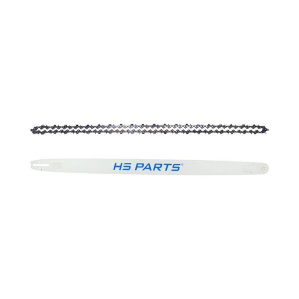 HS PARTS profesionální vodící lišta 42" (106 cm) 3/8" .063" (1,6 mm) + pilový řetěz 135 článků hranatý zub pro Husqvarna 61 66 266 268 272 365 372XP 380 585 Solo 665 681 Jonsered 2077 2171 Dolmar PS6400 Makita DCS6400