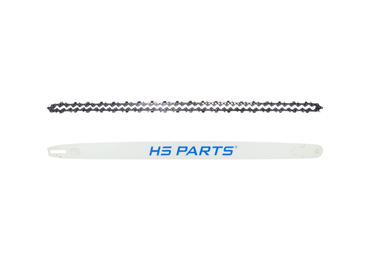 HS PARTS profesionální vodící lišta 42" (106 cm) .404" .063" (1,6 mm) + pilový řetěz 122 článků hranatý zub pro Stihl 050 051 070 075 076 07S 084 088 08S 090 E30 MS880 S10