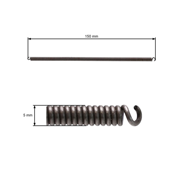 HS Parts pružina spojky pre čínske motorové píly obsah motora 38 ccm