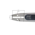 HS PARTS QUICK CUT profesionální vodící lišta 24" (60 cm) 3/8" .058" (1,5 mm) 84 čl. pro Husqvarna 61 66 266 268 272 365 372XP 585 Solo 665 670 681 Jonsered 2077 2171 Dolmar PS6400 PS7900 Shindaiwa 300 550 Echo CS3500 Makita DCS6400