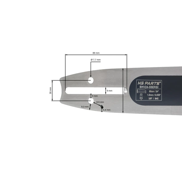 HS PARTS QUICK CUT profesionální vodící lišta 24