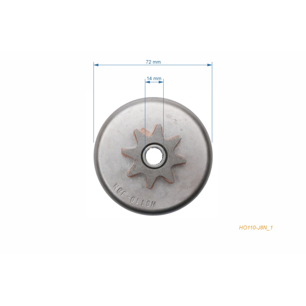 HS PARTS reťazka .325" 8 zubov pre motorové píly Homelite 240 240S 245 (OEM A97056)