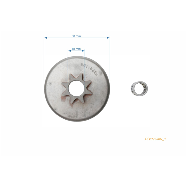 HS PARTS reťazovka .325" 8 zubov pre motorové píly Dolmar 112 113 114 116 117 119 120 120 super McCulloch Promac 6800 (OEM 114223010)