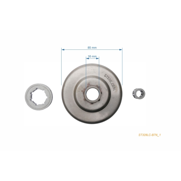 HS PARTS řetězka 0.404" 7 zubů pro motorové pily Stihl 064 066 MS640 MS650 MS660 (11220071002)