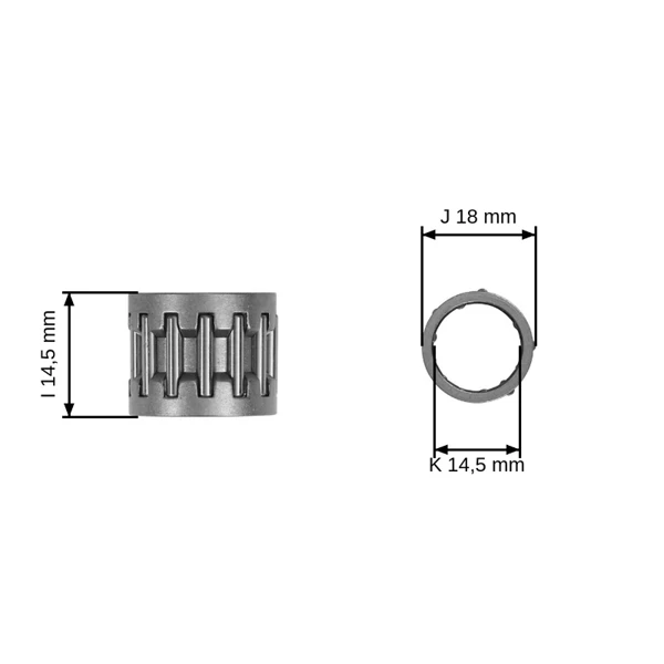 HS PARTS řetězka .0404