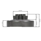 HS Parts řetězka 3/8" 6 zubů pro čínské motorové pily obsah motoru 25 ccm