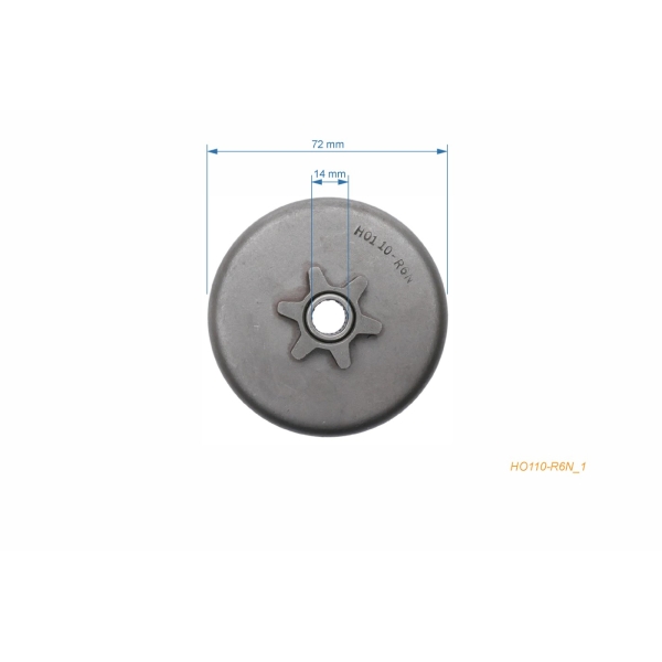 HS PARTS řetězka 3/8" 6 zubů pro motorové pily Homelite 101 150 AUTO 245 EZ MINI EZ SUPER EZ 200 SUPER EZ 240 XL1