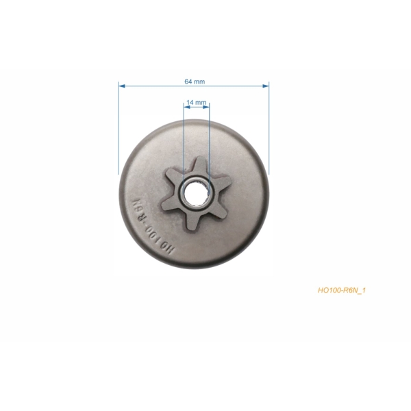 HS PARTS řetězka 3/8" 6 zubů  pro motorové pily Homelite XLMINI SLX MINI A0 190 5240 200 XL-101 XL XL2 180 SUPER2 VI SUPER2 192 (OEM A95653C)