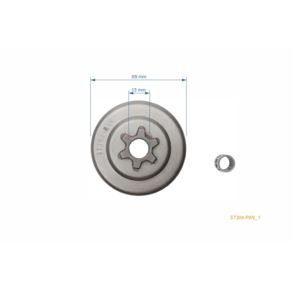 HS PARTS řetězka 3/8" 6 zubů pro motorové pily Stihl 015 015AV 105EL