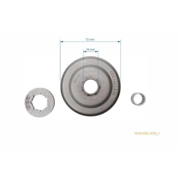 HS PARTS řetězka 3/8" 7 zubů pro motorové pily Husqvarna 357XP 359 Jonsered 2159 CS2156 CS2159 (OEM 503934871)