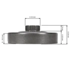 HS PARTS řetězka 3/8" 7 zubů pro motorové pily Husqvarna 362 365 365X-TORQ 371XP 372XP 575XP Jonsered 2071W 2163 2165 2171 CS2163 CS2165 CS2166 (OEM 503932471)