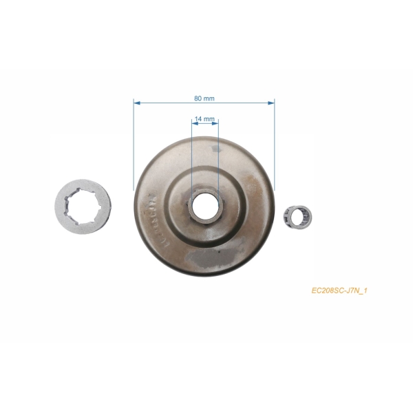 HS PARTS řetězka .325" 7 zubů pro motorové pily Echo CS550 CS610 CS510 CS451 CS451VL CS452 CS500 