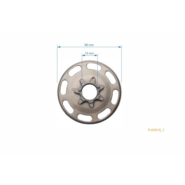 HS PARTS řetězka .325" 7 zubů pro motorové pily Husqvarna 435 435E 435E II 440 440E Jonsered CS2240 CS2240S CS2240II McCulloch CS410 (OEM 505441501)