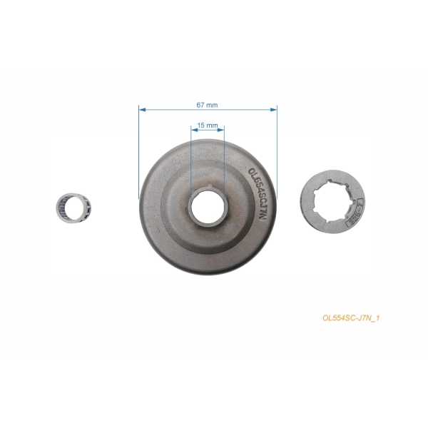 HS PARTS řetězka .325" 7 zubů pro motorové pily OLEO-MAC Oleomac Olympyk 938 941 942 944 945 946 947 950 951 952 956 John Deere CS46 CS52