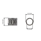 HS PARTS řetězka .325" 8 zubů pro motorové pily Stihl MS260 MS270 MS280 (OEM 11216402001)