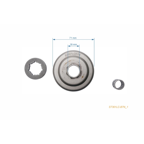 HS PARTS řetězka .404" 7 zubů pro motorové pily Stihl 07S 08 S10 