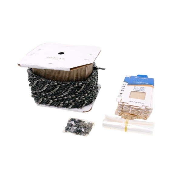 HS PARTS řetězová role s karbidovými hroty 3/8" .063" (1,6 mm) 1637 článků hranatý zub pro Stihl 030 040 044 046 MS360 MS361 MS362 MS380 MS390 MS440 MS441 MS460 MS461 MS660 MS661 MS880