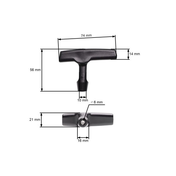 HS PARTS rukojeť startéru pro motorové pily Stihl 017 018 024 028 MS170 MS171 MS180 MS230 MS240 MS360 MS361 MS380 MS440 MS660 (OEM 11211953400)