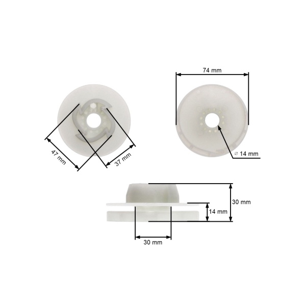 HS PARTS startovací kladka pro motorové pily Husqvarna 362 365 365 X-Torq 372XP 372 XP X-Torq 385 390XP Jonsered 2063 2065 2165 2171 CS2166 CS2171 CS2188 (OEM 503859601)