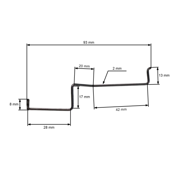 HS PARTS táhlo plynu pro motorové pily Stihl 017 018 MS170 MS180 (11301821502)