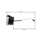 HS PARTS víčko nádrže velké pro motorové pily a křovinořezy Stihl MS181 MS200 MS210 MS231 MS250 MS270 MS290 MS361 MS362 MS460 MS880 FS240 FS260C BG55 (OEM 00003500533)