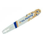 HS PARTS vodiaca lišta 16" (40 cm) 3/8" .050" (1,3 mm) + 2 x pílová reťaz 60 článkov hranatý zub pre Husqvarna 246 254 262 345 357 455 460 555 560 Jonsered 2054 CS2260 Dolmar 111 112 115 PS540 Solo 613 614 650 Oleomac 162 956 962
