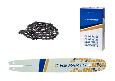 HS PARTS vodiaca lišta 16" (40 cm) .325" .050" (1,3 mm) + pílová reťaz 62 článkov hranatý zub pre Stihl 021 023 025 MS210 MS230 MS231 MS241 MS250 MS251