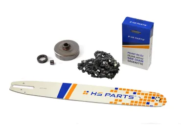 HS PARTS vodiaca lišta 18" (45cm) 3/8" .063" (1,6mm) + pílová reťaz 66 článkov hranatý zub + reťazovka pre Stihl 064 066 MS660