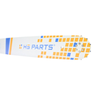 HS PARTS vodiaca lišta 20" (50 cm) 3/8" .058" (1,5 mm) 72 článkov pre Husqvarna 61 66 266 268 272 365 372XP 281 298 380 385 585 Solo 665 670 681 Jonsered 2077 2171 Dolmar PS6400 Shindaiwa 285 577 Makita DCS6400 DCS7301