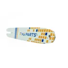 HS PARTS vodící lišta 14" (35 cm) 3/8" .043" (1,1 mm) + 4 x pilový řetěz 50 článků pro Stihl MSE140 017 018 MS170 MS180 019T HT70 HT101 MS190 E140 MS171 MSA200C