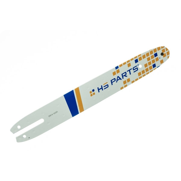 HS PARTS vodící lišta 14" (35 cm) 3/8" .043" (1,1 mm) pro Stihl MSE140 017 018 MS170 MS180 019T HT70 HT101 MS190 E140 MS171 MSA200C