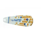 HS PARTS vodící lišta 14" (35 cm) 3/8" .050" (1,3 mm) + 2 x pilový řetěz 52 článků hranatý zub pro Husqvarna 120 135 140 240 334T 335XPT 338XPT T540XP Jonsered 2035 2036 CS2135 CS2139T Solo 614 630 633 635 637 McCulloch MS1636