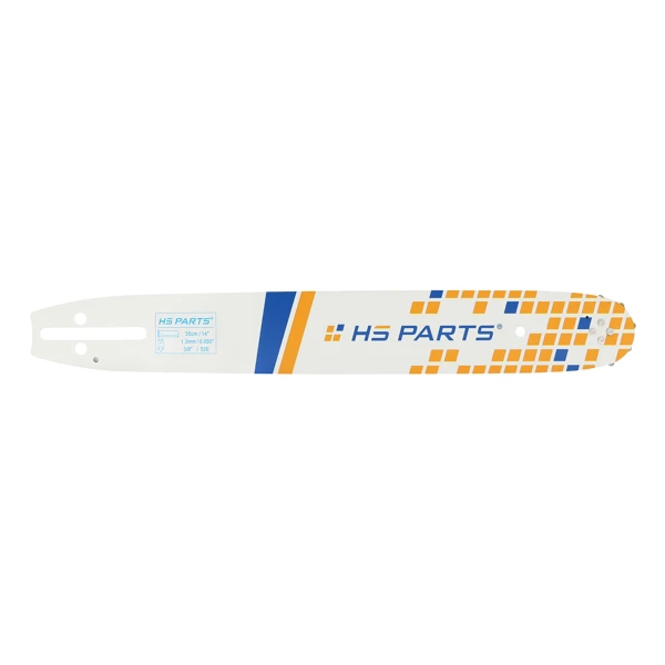 HS PARTS vodící lišta 14" (35 cm) 3/8" .050" (1,3 mm) 52 čl. pro Husqvarna 120 135 140 240 334T 335XPT 338XPT T540XP Jonsered 2035 2036 CS2135 CS2139T Solo 614 630 633 635 637 McCulloch MS1636