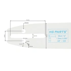 HS PARTS vodící lišta 14" (35 cm) 3/8" .050" (1,3 mm) 52 čl. pro Husqvarna 120 135 140 240 334T 335XPT 338XPT T540XP Jonsered 2035 2036 CS2135 CS2139T Solo 614 630 633 635 637 McCulloch MS1636