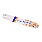 HS PARTS vodící lišta 14" (35cm) 3/8" .050" (1,3 mm) + 2x pilový řetěz 49 článků hranatý zub pro McCulloch MAC120 PM380 PM400 PM510 838 839 Partner 1535EL 1640