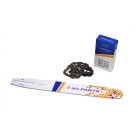 HS PARTS vodící lišta 14" (35cm) 3/8" .050" (1,3 mm) + pilový řetěz 52 článků hranatý zub pro Husqvarna 36 41 136 137 141 236 240 T435 335XPT 333 334 Jonsered 2035 2115 2117 2138 CS2234 CS2236T Solo 614 630 633 636