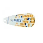 HS PARTS vodící lišta 15" (38 cm) 3/8" .058" (1,5 mm) + 4 x pilový řetěz 56 článků hranatý zub pro Husqvarna 246 254 262 345 357 455 460 555 560 Jonsered 2054 CS2260 Dolmar 111 112 115 PS540 Solo 613 614 650 Oleomac 162 956 962